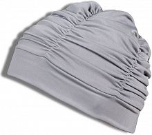 Шапочка для плавания для душа (с драпировкой) Lycra серый SM-092 03185