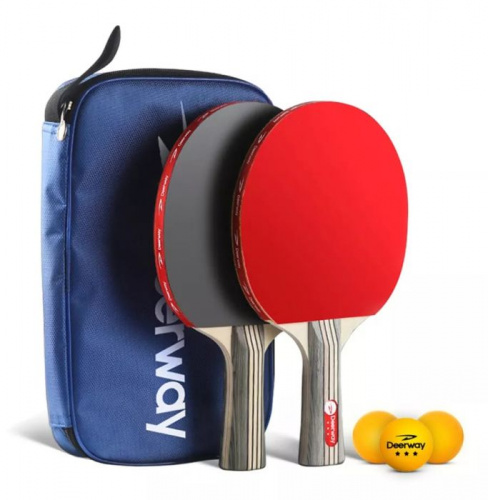Набор для пинг-понга 2 ракетки + мячи Deerway 995943 Набор для пинг-понга 2 ракетки + мячи Deerway 995943
