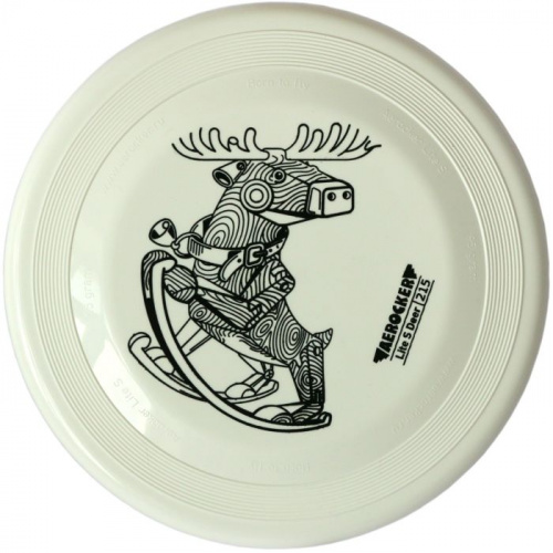 Диск Фрисби 21 см Aerocker Lite Олень белый 996225 Диск Фрисби 21 см Aerocker Lite Олень белый 996225