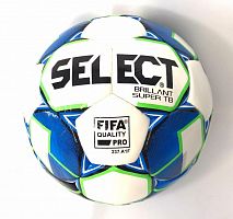 Мяч футбольный №5 Select Brilliant Super сине-зеленый 02378