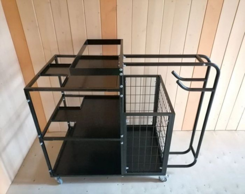 Тележка для спортинвентаря (металл) 127x65x110 см.995324 фото 3