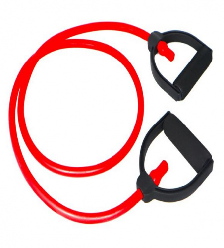 Эспандер для пресса (1 силик жгут) 1,9 м красный сильный 01568