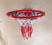Сетка баскетбольная №7 плоский шнур 8х2 мм 1 шт бело-сине-красный Start Up 10-018 150484