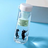 Бутылка для воды 600 мл "Хочется быть взрослой" прозрачная 5395264