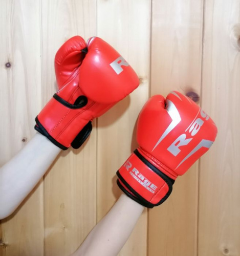 Перчатки боксерские 10 унц Rage красные 03130 фото 3 Перчатки боксерские 10 унц Rage красные 03130 фото 3