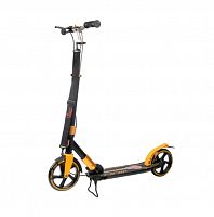 Самокат 200 мм 200-200 золото/черный с ручным тормозом 03348