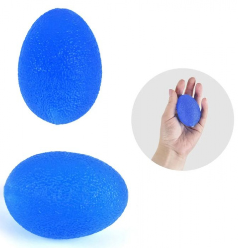 Эспандер кистевой шар (яйцо) нагрузка 20 кг синий 997027