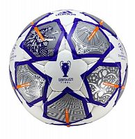 Мяч футбольный №4 ADIDAS ISTAMBUL 21 FINAL бело-синий 04977