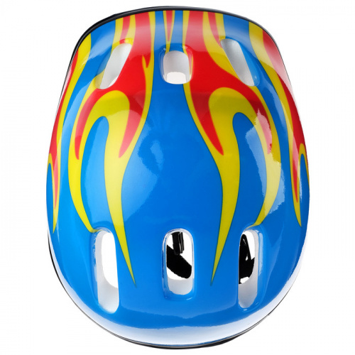 Шлем для роликов S (52-54) сине-желто-красный 134250 фото 3