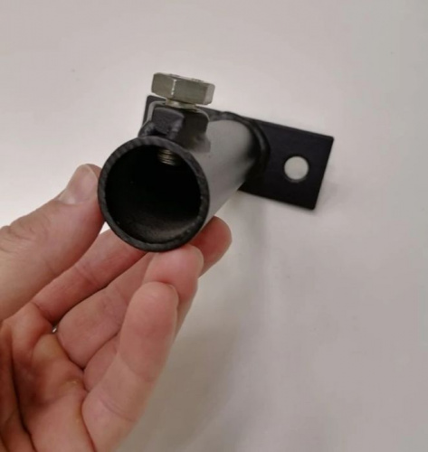 Кронштейн для крепления турника в проем черный 12,5 см 995463 фото 2