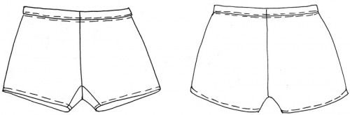 Шорты гимнастические 28 SM-127 16756 фото 4 Шорты гимнастические 28 SM-127 16756 фото 4