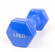 Гантель обливная 4 кг синяя без бренда 995483