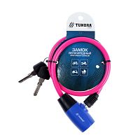 Замок вело 0650 х 6 мм розовый Tundra 4679218