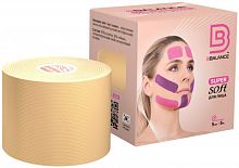 Тейп BBalance бежевый 5 м х 5 см для лица Super Soft 998344