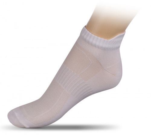 Носки спортивные 38-40 ЛВ16-09 (Спорт16) белый, средний, полипроп 25163 фото 4