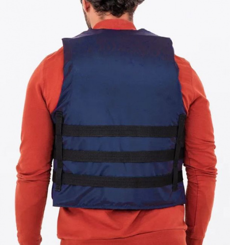 Жилет спасательный страховочный SUP XXL (52-54) оранжево-синий до 150 кг 996468 фото 2