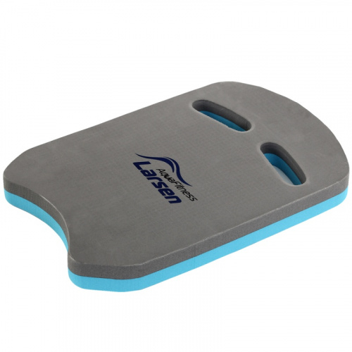 Доска для плавания Larsen AquaFitness 43х28х3,5 см YP-07SP прямоугольная графит-бирюз 359135