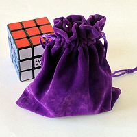 Сумочка бархатная для кубика-рубика 998835