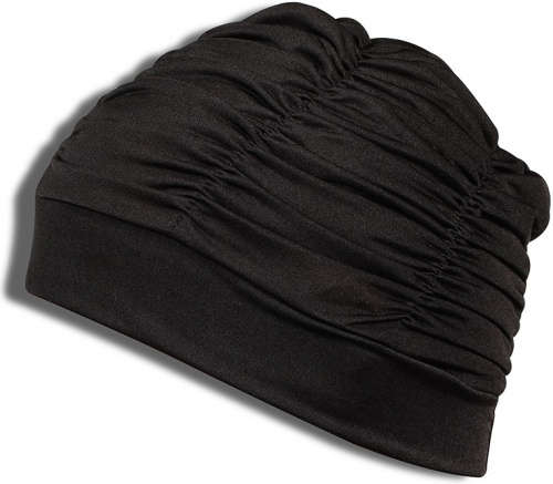 Шапочка для плавания для душа (с драпировкой) Lyc черный SM-092 22577