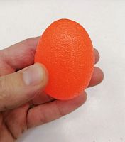 Эспандер кистевой шар (яйцо) нагрузка 18 кг оранжевый 995550