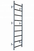 Шведская стенка ДТ (выс-2,3м, шир-0,65м) серая с пвх, разборная 998204