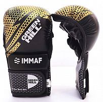 Перчатки крабы L Green Hill черно-золотой 04490