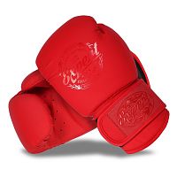 Перчатки боксерские 10 унц красный BGS-V010 Fight Expert