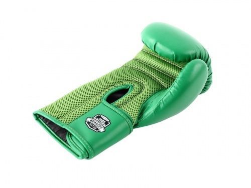 Перчатки боксерские 12 унц Jabb Je-4056 Air 56 зеленый 358893 фото 2