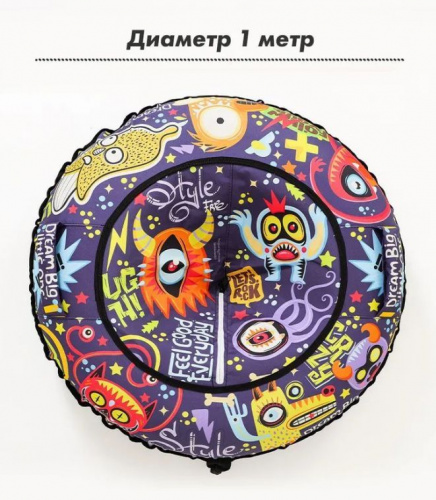 Ватрушка 100 см SnowFox Монстрики 997990 фото 4