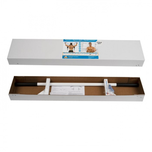 Турник наддверный с прямым хватом ДТ (белый) 997585 фото 2