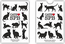 Карты 54 шт Коты Cats love SPb 330152