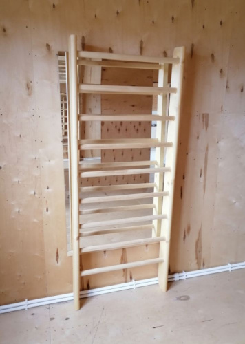 Шведская стенка деревянная 2,0 х 0,8 м с зеркалом 997792