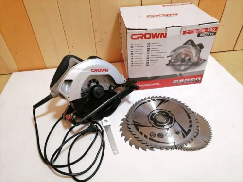 Циркулярная пила Crown 1,5 кВт CT15188-190 995364 фото 6 Циркулярная пила Crown 1,5 кВт CT15188-190 995364 фото 6