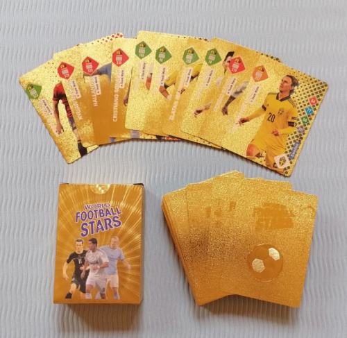 Карты 54 шт пластик 32 мкр Футболисты World Football Stars 996006 Карты 54 шт пластик 32 мкр Футболисты World Football Stars 996006