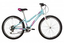 Велосипед подростковый NOVATRACK 24" JENNY сталь голубой рама 12" 996377