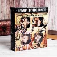 Головоломка набор 4 шт "Олимпийские игры" дерево 3825395