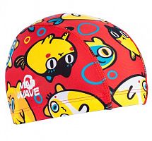Шапочка для плавания детская Lyc Catfish красный red 00W