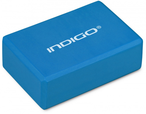 Кирпич для йоги голубой Indigo 6011 26947