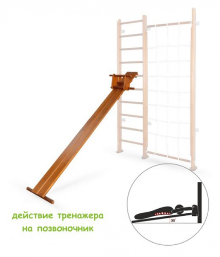 Профилактор Евминова (аналог) 26х240 см, толщина 30 мм (массив сосны) 12260 фото 2