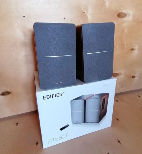 Колонки 2.0 Edifier R1280T Silver/Brown 42 вт 995358 фото 2