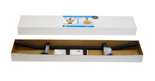 Турник наддверный 3 хвата наклонные ручки ДТ (графит) 998267 фото 2