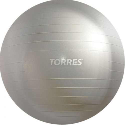 Мяч фитнес 65 см серый Torres 12728