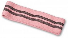 Эспандер-кольцо (лента) замкнутое 8 см х 33 см розовый 55 кг ткань IN190