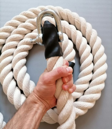 Канат для ДСК 3 м 40 мм белый (крепление скоба) х/б 996447