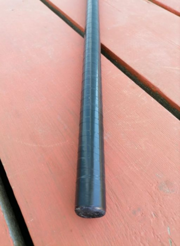 Палка гимнастическая деревянная 1,25 м d 20 мм черная в пвх обмотке 997244 Палка гимнастическая деревянная 1,25 м d 20 мм черная в пвх обмотке 997244