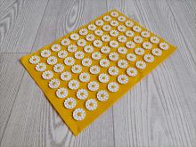 Аппликатор игольчатый (коврик) 230х320 мм желтый 998336