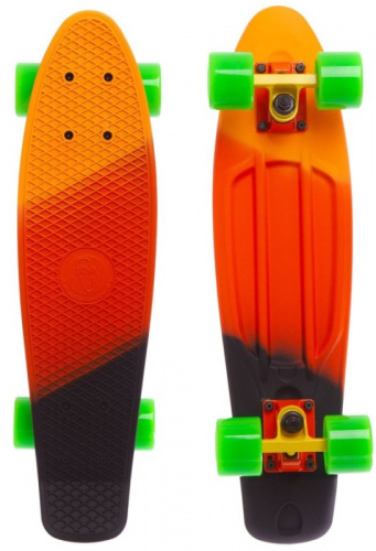 Скейтборд 28х7,5" (70х19 см) Пениборд трехцветный 2708 OFT