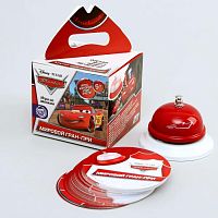Игра настольная "Мировой Гран-при" с карточками и звонком 9,5х8,7 см 1153202