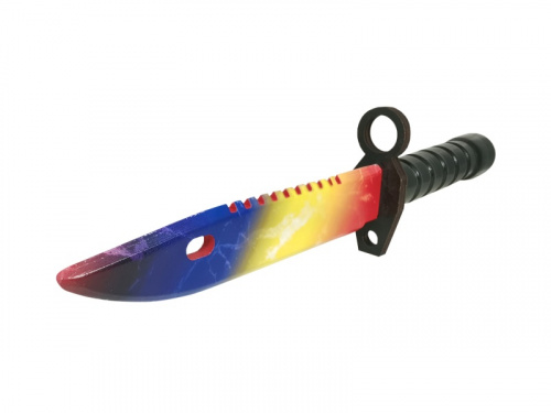 Макет ножа Штык-нож фанера М9 V2 6 мм Мраморный градиент 998510 Макет ножа Штык-нож фанера М9 V2 6 мм Мраморный градиент 998510