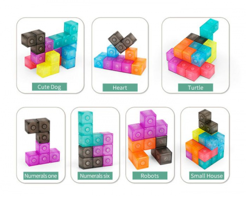 Головоломка Магнитный тетрис MoYu Luban Magnetic Blocks 997965 фото 2